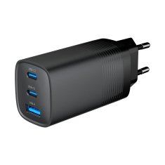 Gembird TA-UC-PDQC65-01-BK 65W GaN USB PD brzi punjač crni