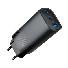 Gembird TA-UC-PDQC65-01-BK 65W GaN USB PD brzi punjač crni