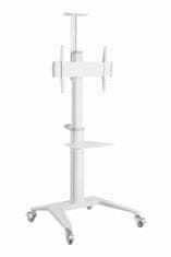 Gembird TVS-70T-02-W aluminijski podni TV stalak s kotačima 37"-70" bijeli