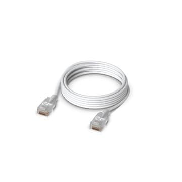 Ubiquiti Ubiquiti UACC-Cable-Patch-EL-2M-W Mrežni kabel Prozirni/Bijeli Cat6, 2m