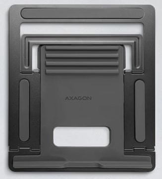 AXAGON Axagon STND-L Stalak za prijenosno računalo, aluminijski, 10"-17.3", siva