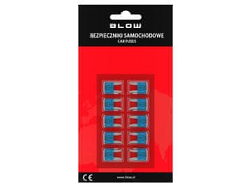slomart Blow mini automobilski osigurači 15A - set od 10 komada