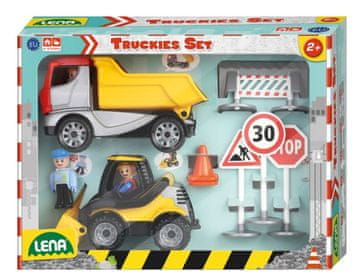 slomart LENA Truckies set gradilišta s vozilima i dodacima