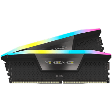 Corsair Vengeance RGB siva DDR5 memorija 64 GB (2x32 GB) 6000 MHz CL40 EXPO/XMP UDIMM