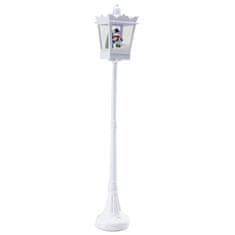 Northix Božićna ulična lampa 185 cm, toplo bijela LED, snijeg