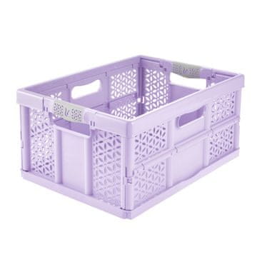 keeeper Lea kutija za pohranu, sklopiva, 32 L, ljubičasta