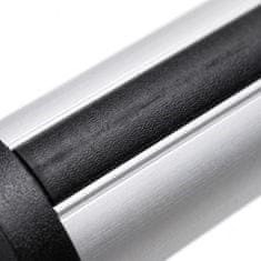 Northix Aluminijske krovne šipke za zatvorene nosače, srebrne, 124 cm