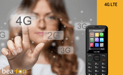 Beafon C90 LTE (4G) klasični mobitel, Dual SIM - crn