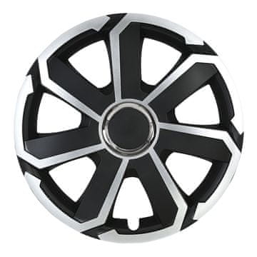 slomart LEOPLAST Aerospin 15" ratkapa za auto, crno-srebrna (1 kom)