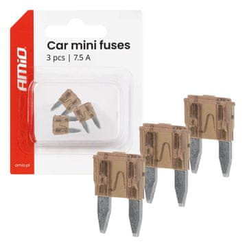 slomart AMiO Auto osigurači MINI 7.5A (3 kom.)