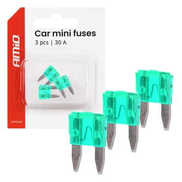 slomart AMiO Auto osigurači MINI 30A (3 kom.)