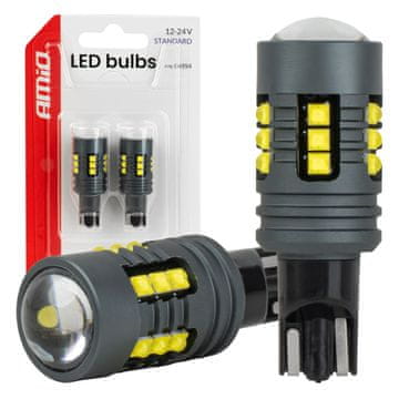 slomart AMiO LED žarulja T15 Standard 18xSMD (2525) bijela 12V/24V
