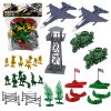 slomart LEAN TOYS Vojni set 72 komada - vojnici, vozila, dodaci