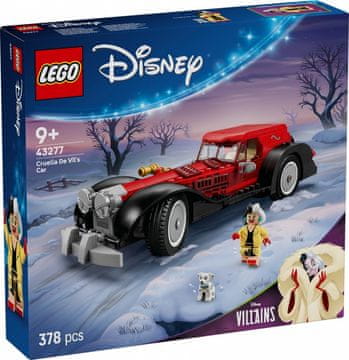 Disney LEGO Disney 43277 Cruellin automobil - model za obožavatelje