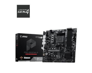 slomart MSI PRO B550M-P matična ploča AM4, mATX, 4xDDR4