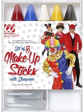 Widmann Make-Up Olovke za Lice – 5 Boja sa Šiljilom