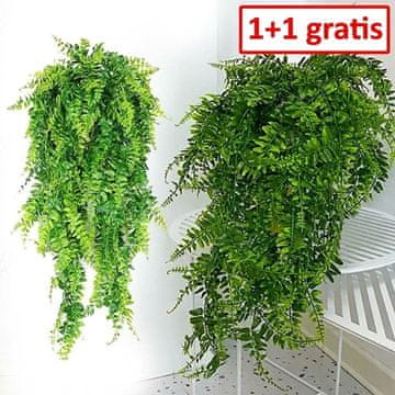 Cool Mango viseća umjetna biljka, 2 komada (1 + 1 GRATIS), realistično zelenilo, 70 cm - Fernleaves