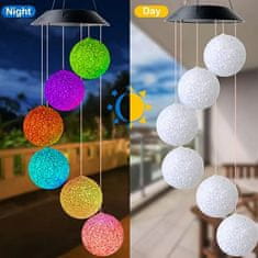 Cool Mango viseća LED solarna svjetiljka, 2 komada (1 + 1 GRATIS), za vanjsku uporabu, s promjenom boja - Chimy