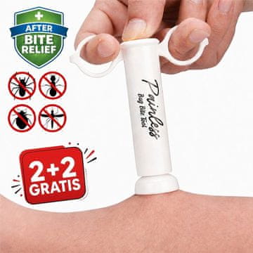 Cool Mango alat za uklanjanje uboda insekata 2 + 2 GRATIS, bez kemikalija, džepni, bijeli - SucTox