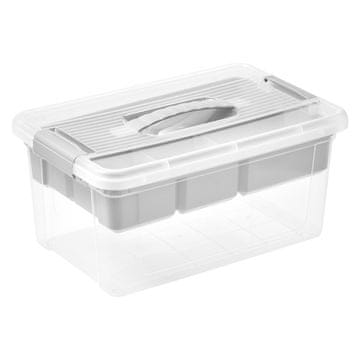 keeeper Henri organizator za pohranu, 9 L, sivi
