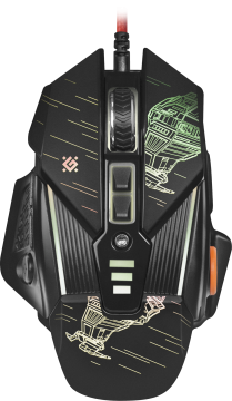 Defender sTarx GM-390L RGB crni gamerski miš