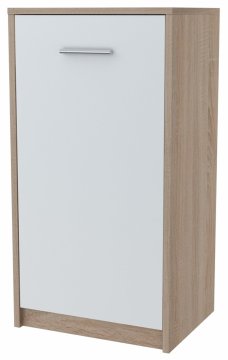 UFC Komoda šafija BODO 1D bijela-sonoma 40 cm regal
