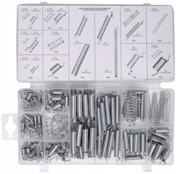 Silver Tools Opruge različitih veličina, set od 200 komada, mješavina opruga u kutiji