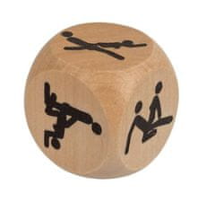 4U Drvena kocka s položajima - Kama Sutra