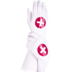 4U Duge bijele medicinske rukavice - Medicinske rukavice 40 cm S-L (univerzalne)
