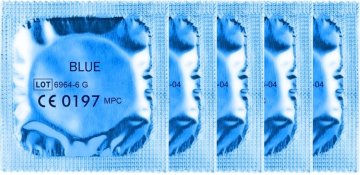 Blue Amor plavi kondomi - 5 kom.