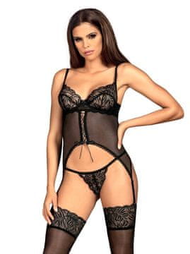 Obsessive Seksi korzet i tange - Contica L/XL