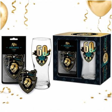 BG Poklon set za 60. rođendan - čaša i miris Royal Edition 500 ml
