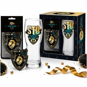 BG Rođendanski set: čaša i miris Sto Lat Royal Edition 500 ml