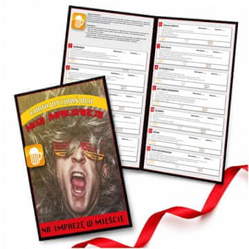 Razem s.c. Mega Party Animal Challenge Card - Igra za zabavu u gradu