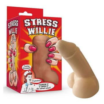 Spencer & Fleetwood Stress Willie antistresni stisljivi penis - zabavan i opuštajući mekani