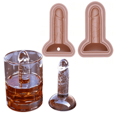 4U Silikonski kalup za penis u obliku leda 1 kom. Ledeni penis za zabave za piće