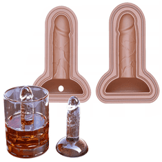4U Silikonski kalup za penis u obliku leda 1 kom. Ledeni penis za zabave za piće