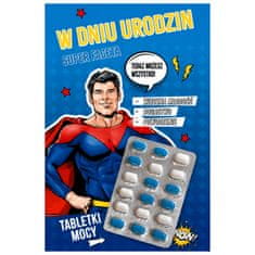 4U Rođendanska čestitka za muškarca "Super Guy" Dodatak sreći