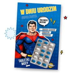 4U Rođendanska čestitka za muškarca "Super Guy" Dodatak sreći