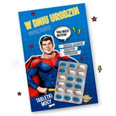 4U Rođendanska čestitka za muškarca "Super Guy" Dodatak sreći
