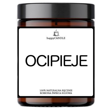 Mirisna sojina svijeća "Ocipieje" 180 g smiješni ukrasni poklon