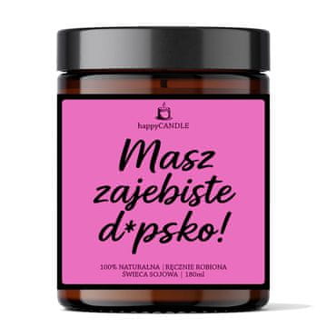 Sojina svijeća Imaš sjajnu guzicu, smiješan dar s humorom Bako