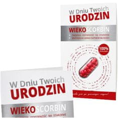 4U Wiekoskorbin rođendanska čestitka - Dodatak mladosti i dobrog humora