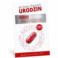 4U Wiekoskorbin rođendanska čestitka - Dodatak mladosti i dobrog humora