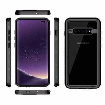 GS IP68 vodootporna maskica za Samsung Galaxy S10, crvena paprika, crna