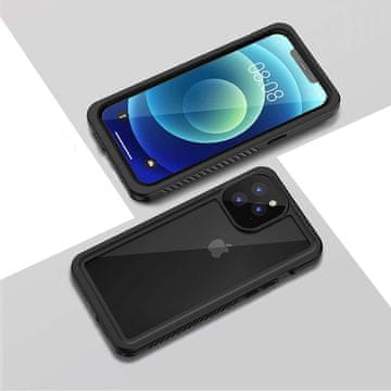Overboard IP68 Vodootporna futrola za iPhone 12 Pro, crna
