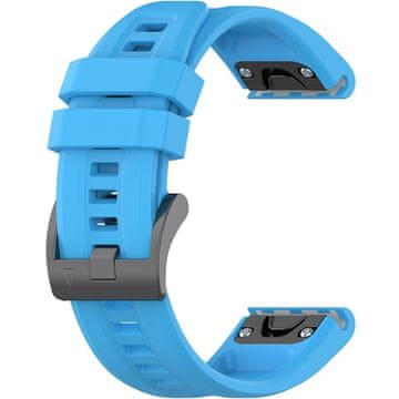 GS Silikonski remen QuickFit 20 mm za Garmin Fenix 5S/6S/7S/8 43 mm, plavi