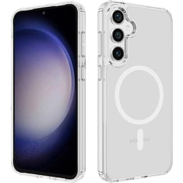 GS Futrola za Samsung Galaxy S23 FE, za MagSafe, hibridna futrola, prozirna
