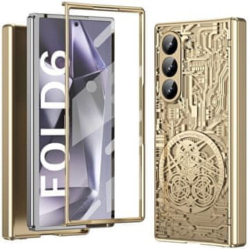 GS Futrola za Samsung Galaxy Z Fold6 5G, Mehanička Legenda, zlatna