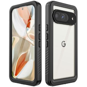 IP68 vodootporna futrola za Google Pixel 9, crvena paprika, crna